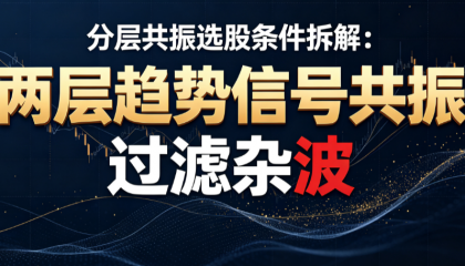 分层共振选股条件拆解：两层趋势信号共振过滤杂波