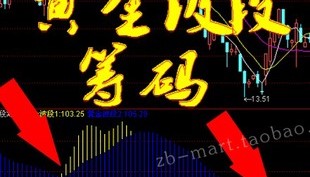 黄金波段筹码指标公式 精准捉住每一波公式指标/通达信股票软件