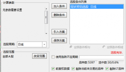 分析型公式【捉妖密码】主图/副图/选股指标 识别股票或期货市场中的超跌反弹或趋势反转信号
