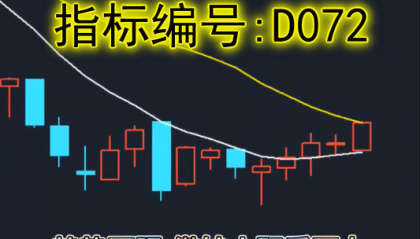 D072趋势连阳买点战法：趋势不强，微妙小阳看不上，连拉三板，左思右想跟不上。趋势转强，进场操作全泡汤。