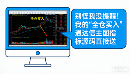 别怪我没提醒！我的“全仓买入”通达信主图指标源码直接送，但用之前这几点你必须知道！