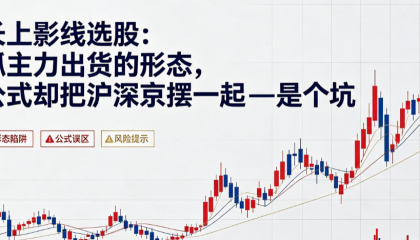 长上影线选股：抓主力出货的形态，公式却把沪深京摆一起 — 是个坑