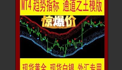炒黄金软件 mt4指标 通道之王 模版 现货白银分析软件 喊单指标