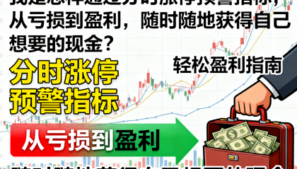 “我是怎样通过分时涨停预警指标，从亏损到盈利, 随时随地获得自己想要的现金？”
