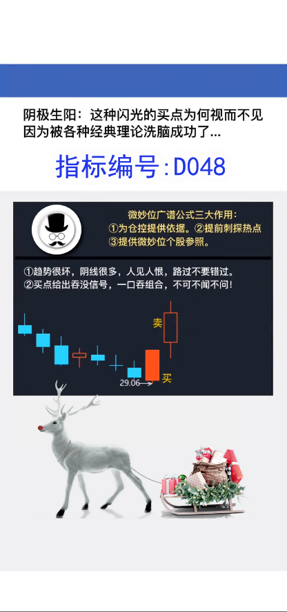 D048一口吞组合战法:这种闪光的买点为何视而不见因为被各种经典理论洗脑成功了