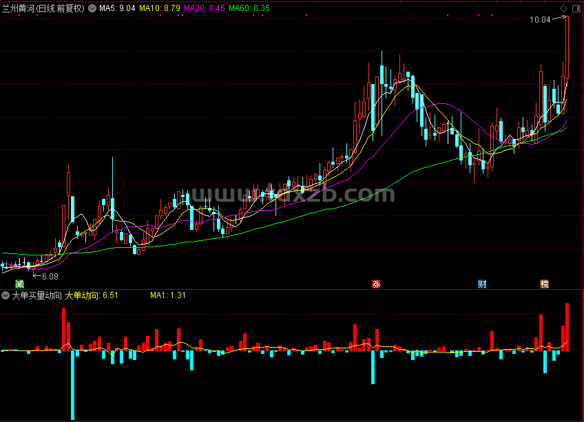 大单买量动向（通达信公式 副图 测试图）