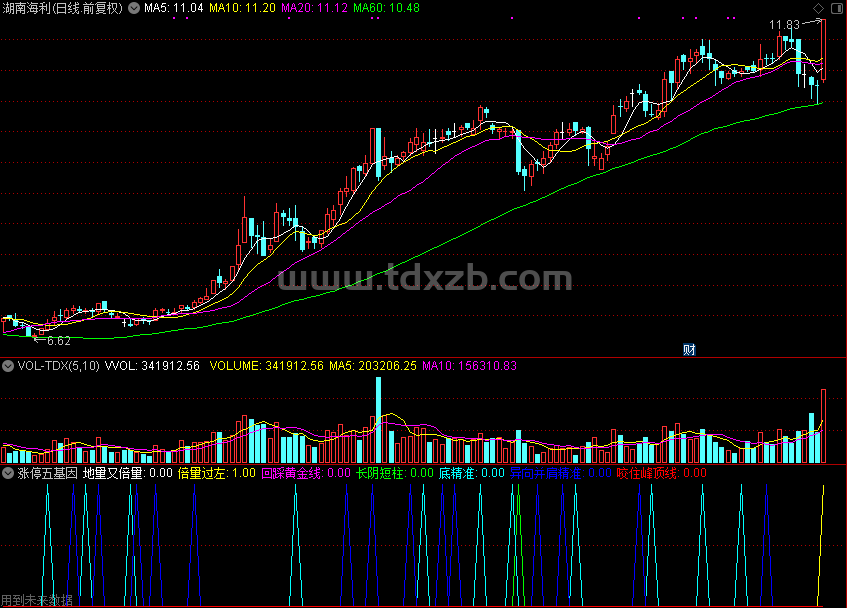 涨停五基因指标