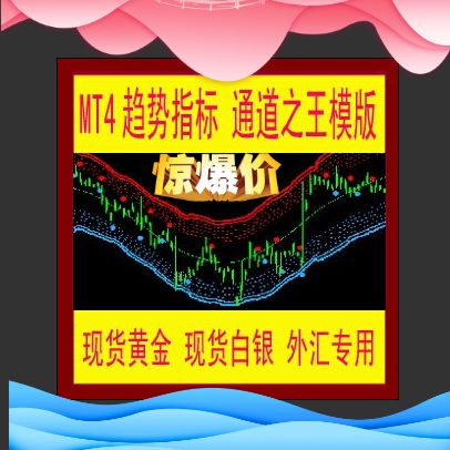 炒黄金软件 mt4指标 通道之王 模版 现货白银分析软件 喊单指标
