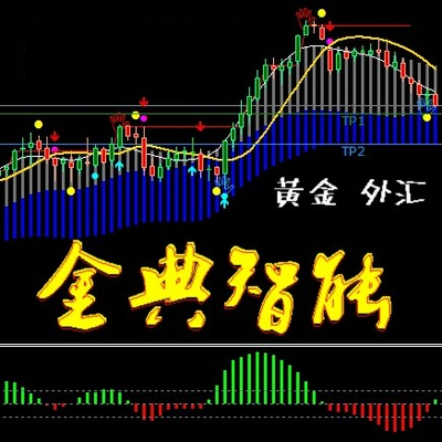 MT4交易平台指标模版/【金典智能】黄金、外汇分析系统/原油白银