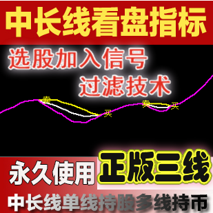 通达信指标－三线粘合买入│三线粘合成一条线的时候即可买入股票