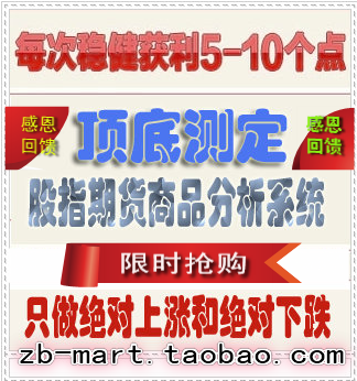 通达信/股指期货黄金白银/顶底测定商品期货软件/趋势/做多空短线
