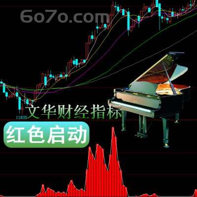 文华财经－红色启动指标主力资金潜伏里面大量介入而后拉升启动。