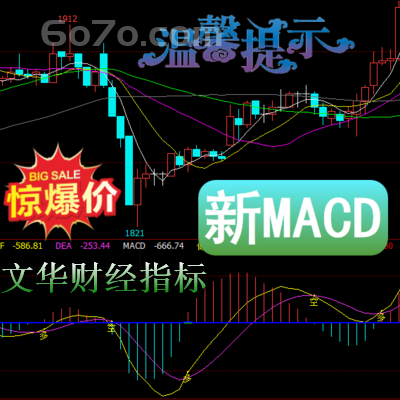 文华财经-新MACD指标以金叉代表买入信号，死叉代表卖出信号中文