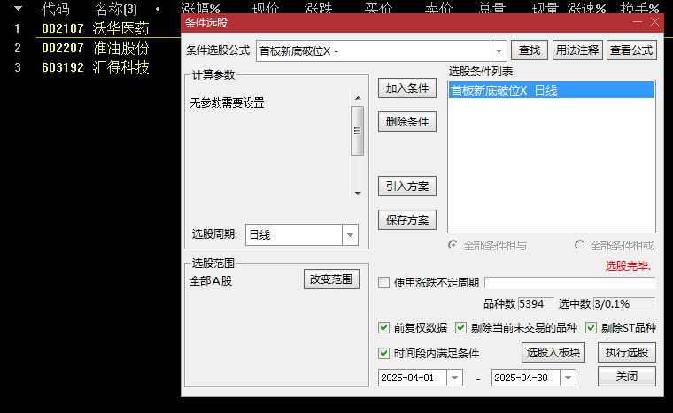 【首板新底破位战法】副图/选股指标，破位加速度算法+底部筹码集中度判定，2023年以来7战7捷