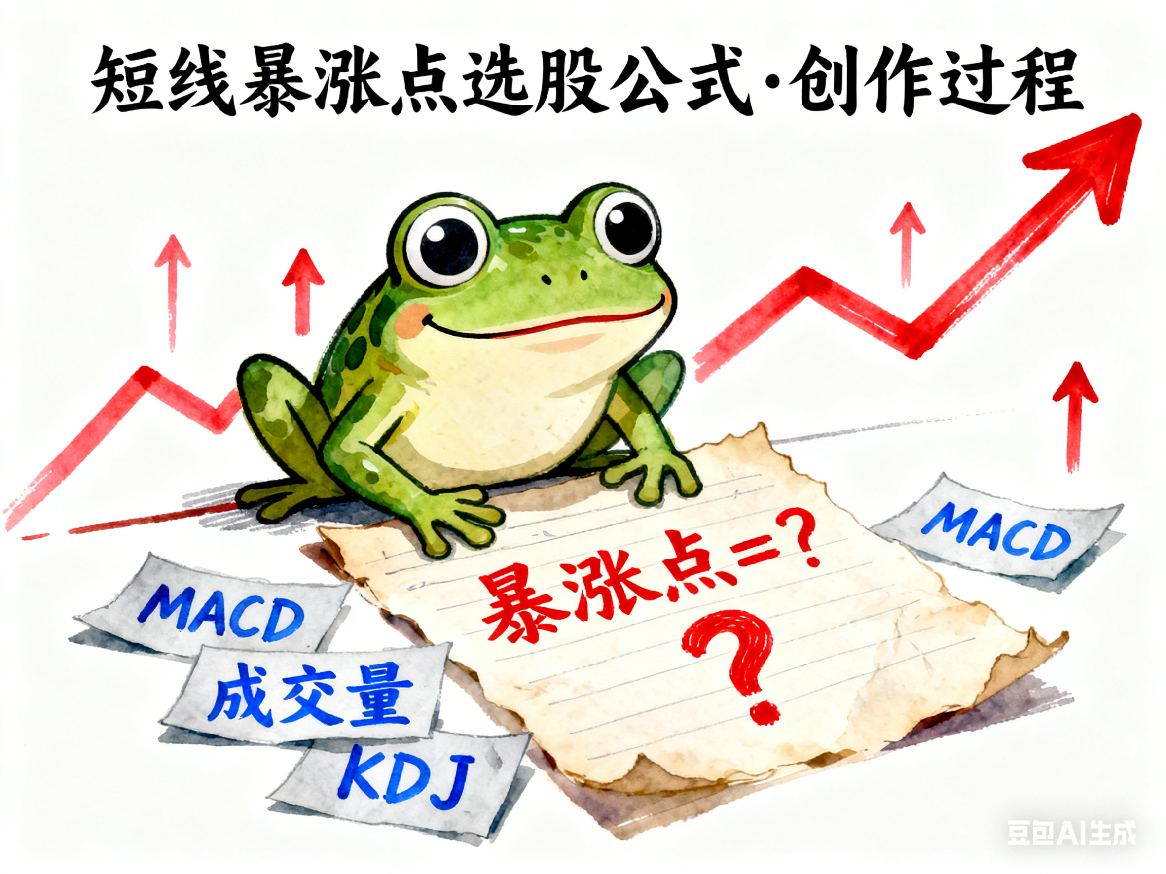 短线暴涨点选股公式（附源码）