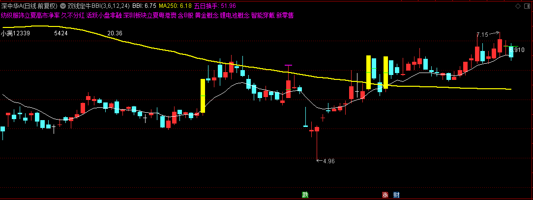 小散都想要的【双线定牛BBI】主图指标，年线+自制BBI均线，有它从此大牛股不会卖飞了！
