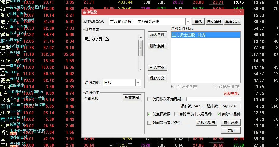 【PFJG１】副图指标，选股后"综合评分"打分系统，找出前20名强股！