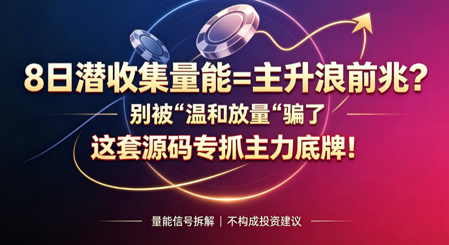 三日大涨强拉=主升浪？原版太乐观，这套“四阶动能源码”专防高位站岗！
