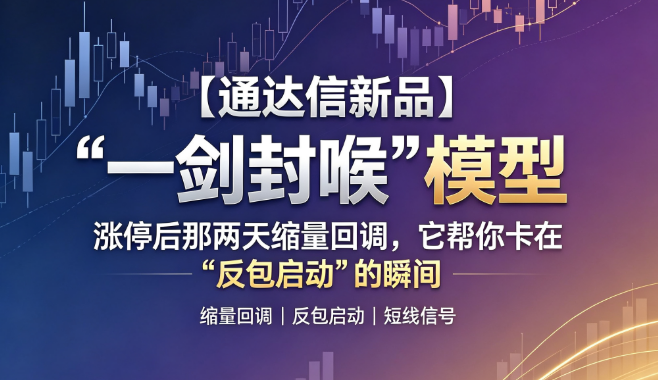 通达信【一剑封喉】量化模型·研发手稿