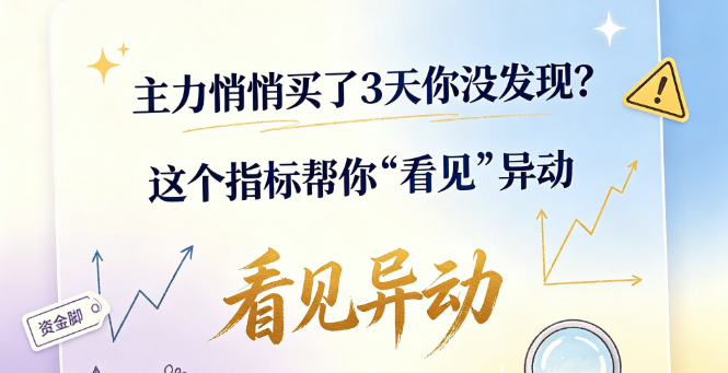 通达信机构进场异动：摆脱 L2 函数，普通版本可用改良选股源码