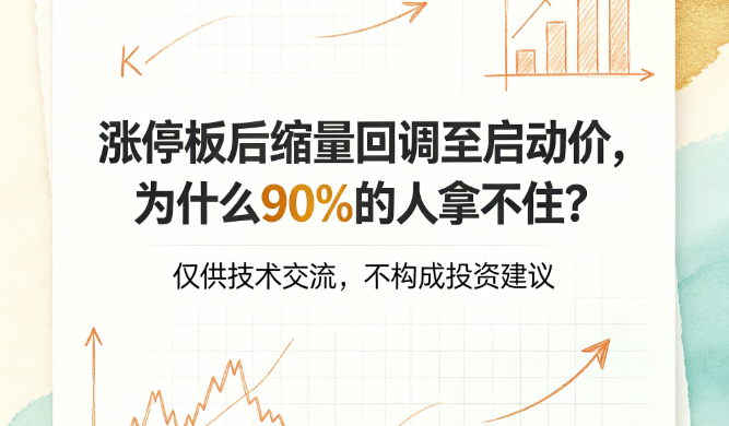 涨停之后的回踩，不是每一次都能再起来