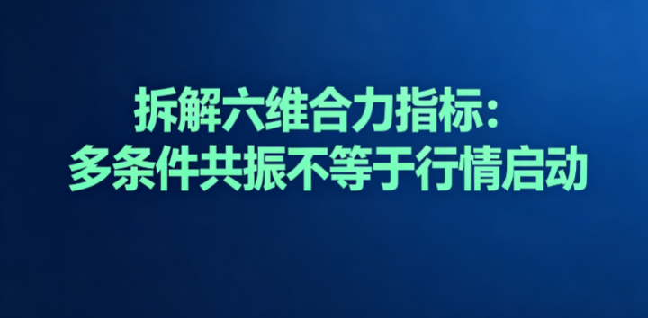 拆解六维合力指标：多条件共振不等于行情启动