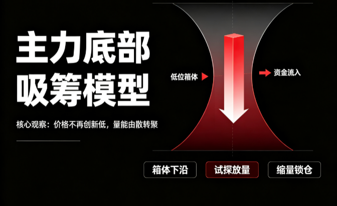 主力底部吸筹模型：超跌反转与吸筹共振观察手记（通达信主图/副图/选股公式）