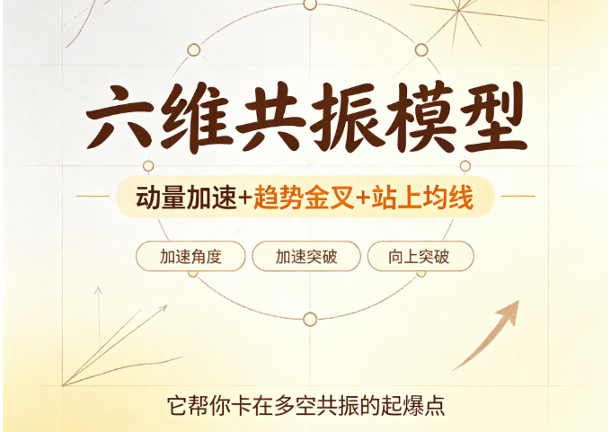 你还在用单一指标？六维共振把六个维度的确认压缩成一根信号，不再被假突破骗线