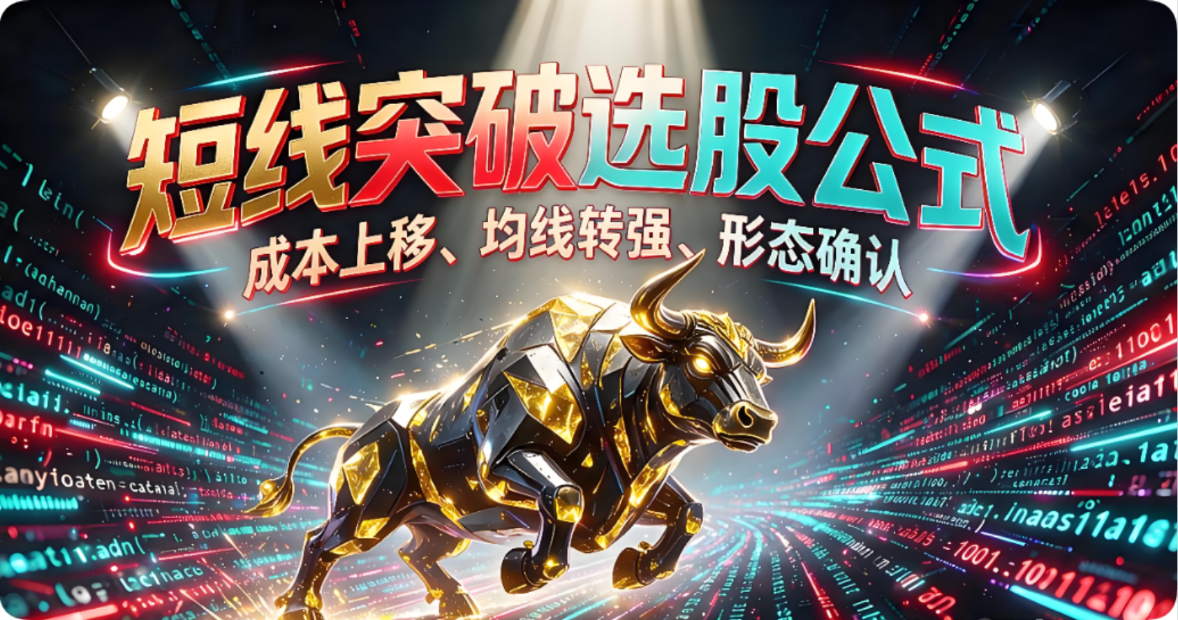 昨天大阴今天两连阳？这个选股器专门抓"洗盘结束后的第一根确认阳线"