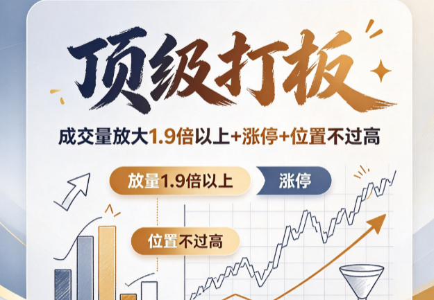 首板放量涨停或二板放量确认+前5日非连续涨停+4日涨幅