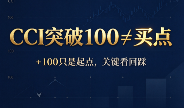 回测200次CCI突破+100：胜率仅38%，加了这条件变72%